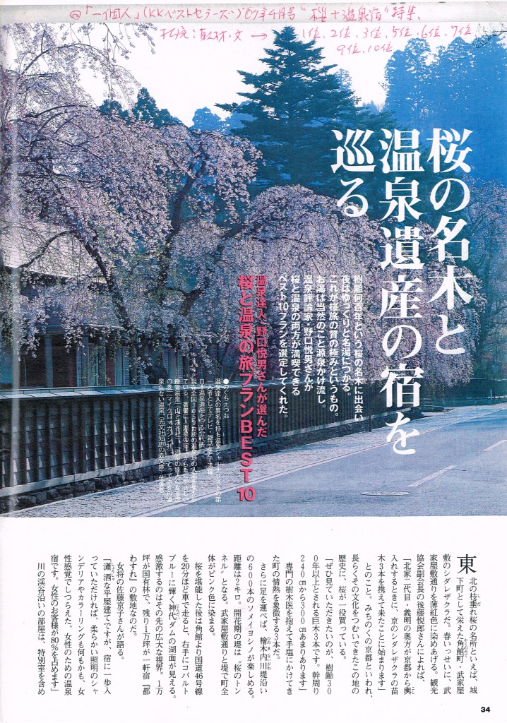 一個人　2007年4月号